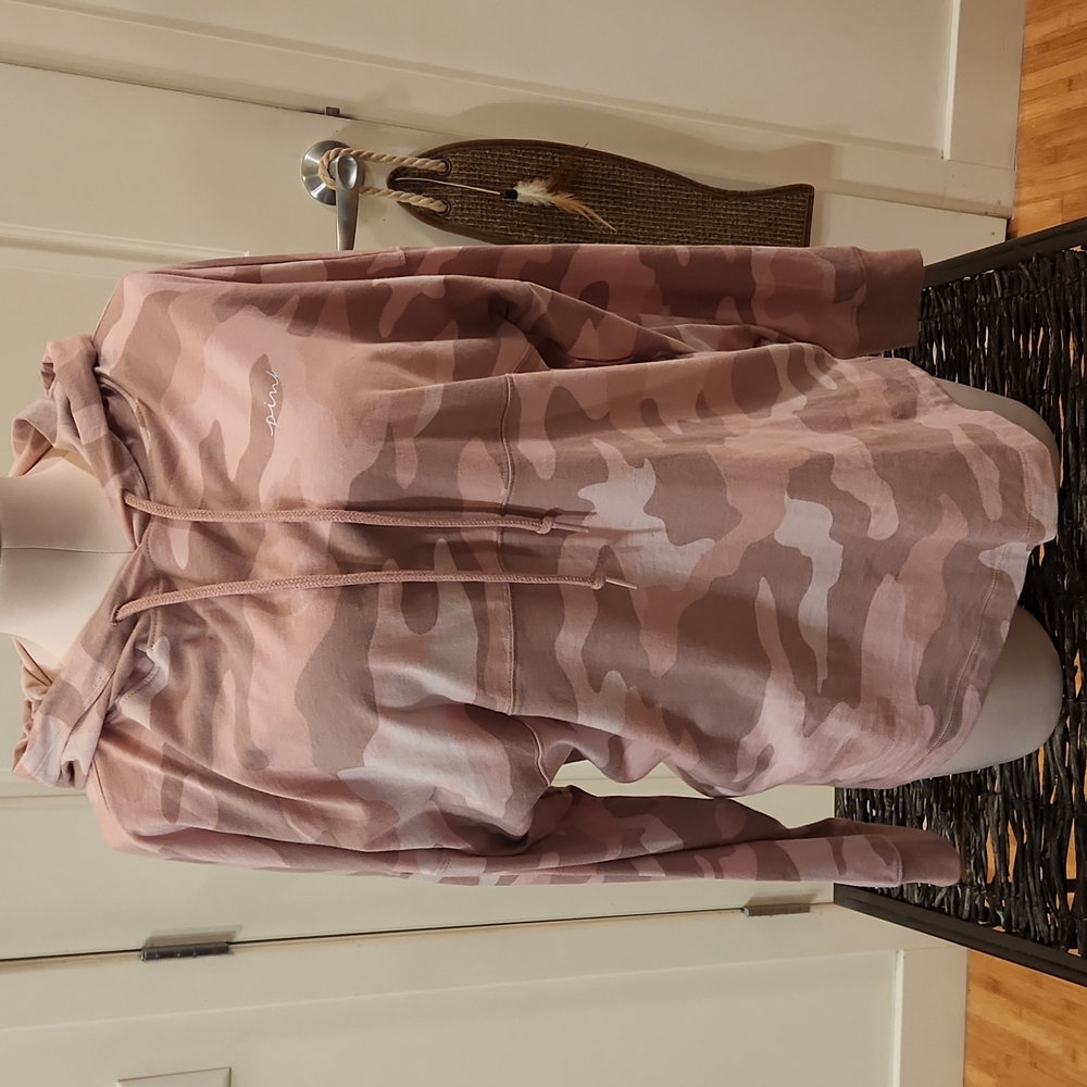 Pink hoodie